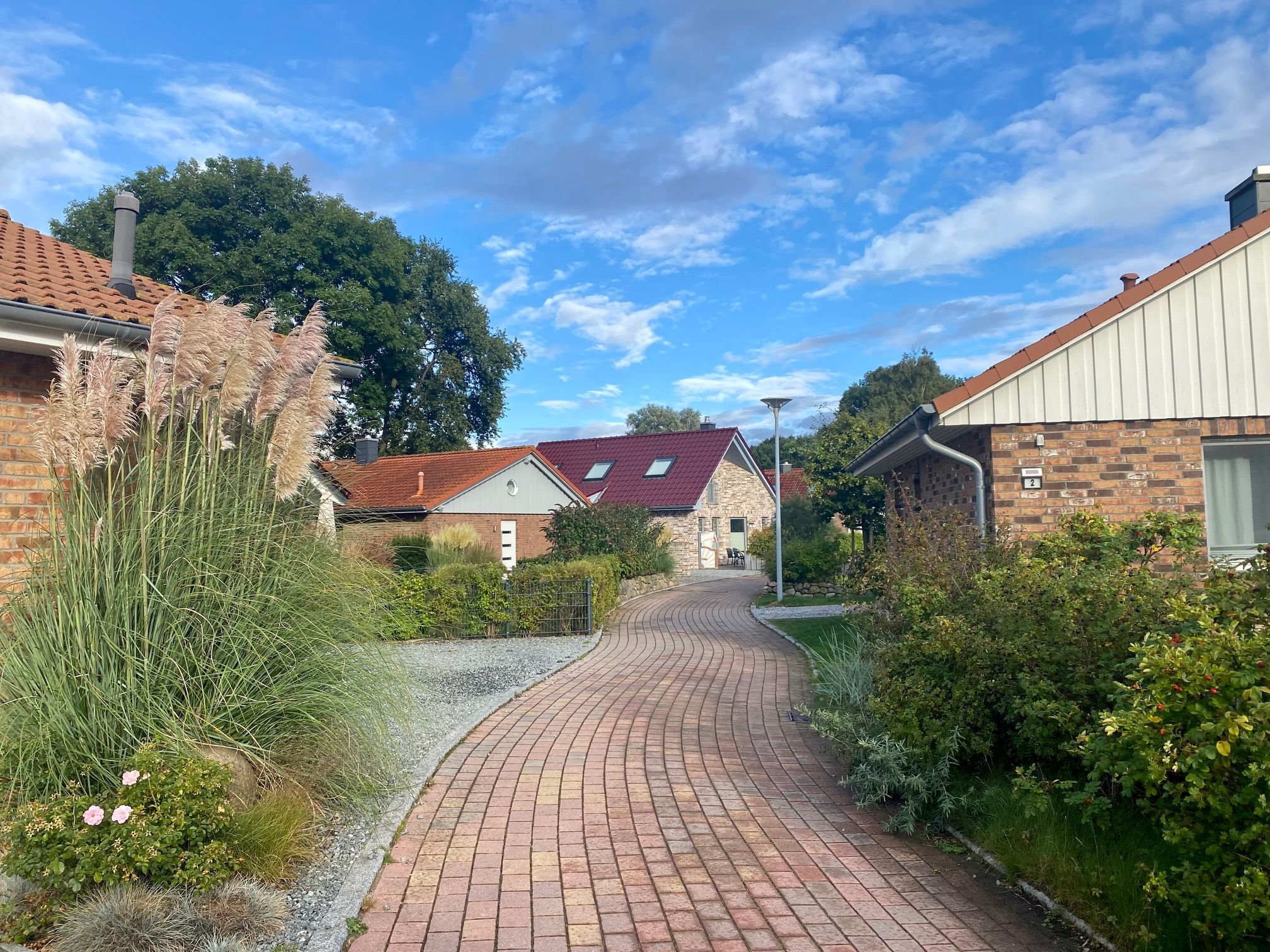 Drive through the Südstrand holiday village with holiday houses in Pelzerhaken